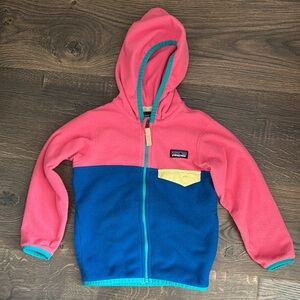 Patagonia Pink and Blue Fleece